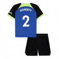 Tottenham Hotspur Matt Doherty #2 Bortaställ Barn 2022-23 Korta ärmar (+ Korta byxor)